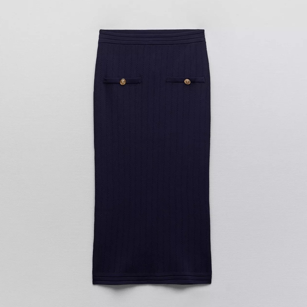 Zara knit midi Skirt